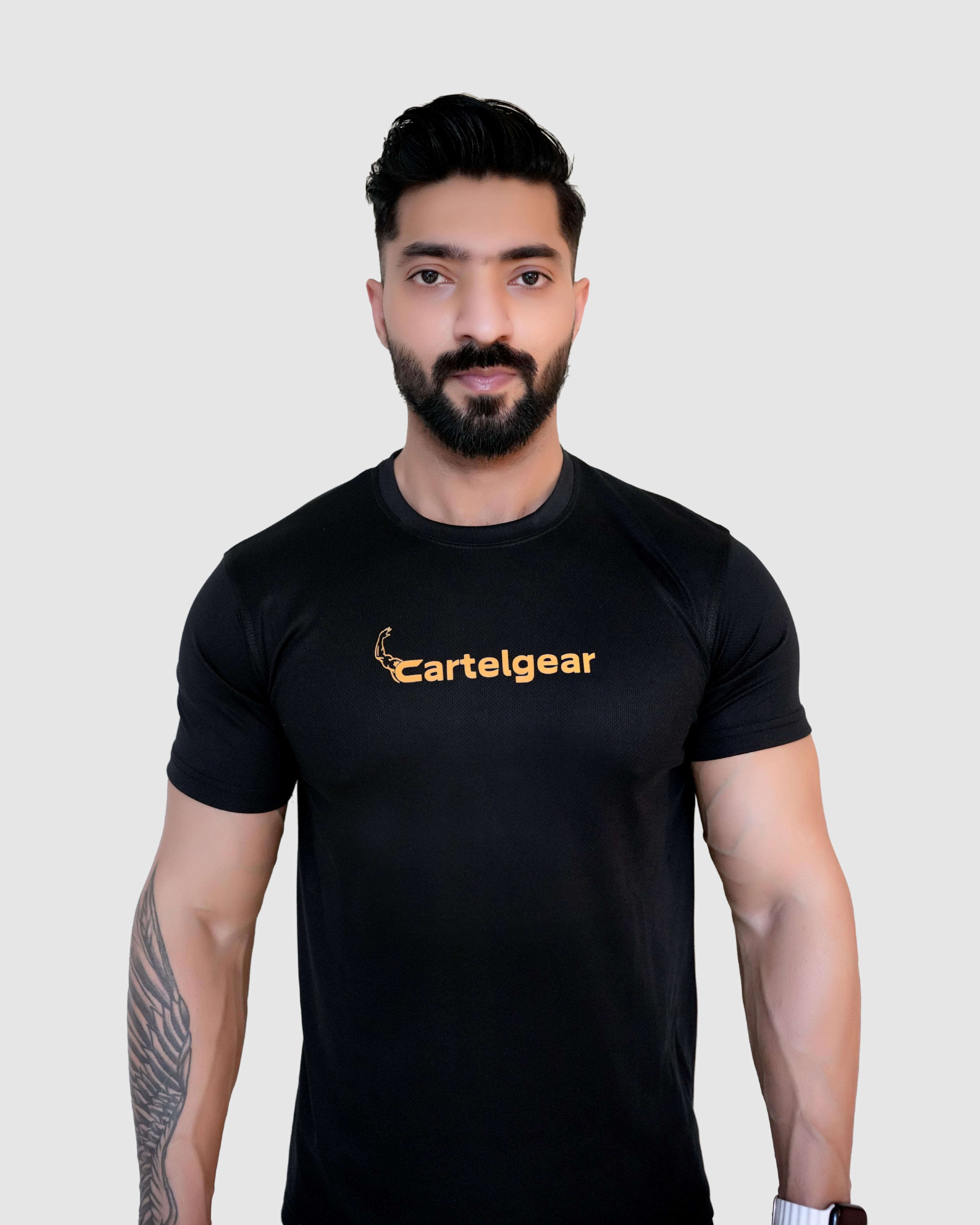 Airflow Mesh Black Tee